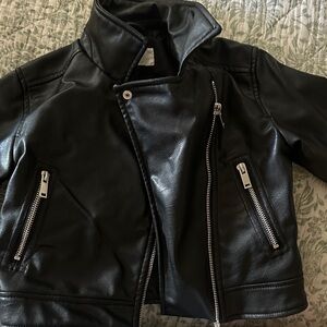 H&M Kids Black Biker Jacket